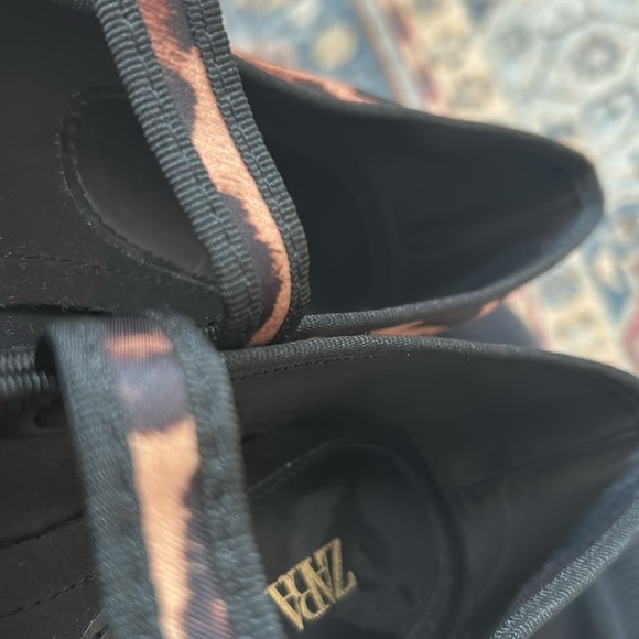 Zara Leopard Animal Print Mary Jane Flats Casual Square Toe Size 38 - Picture 16 of 16